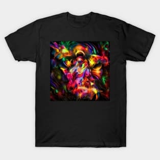 Vivid psychedelic fish T-Shirt